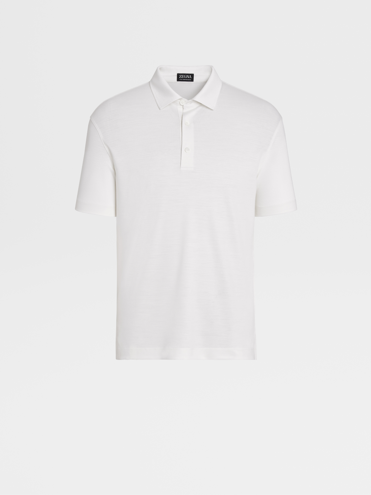 白色 High Performance™ 羊毛短袖 Polo 衫